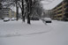 Verschneite Straen in Mnchen am 24.01.2011