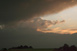 Wolkenstimmung zum Sonnenuntergang nach dem Gewitter
